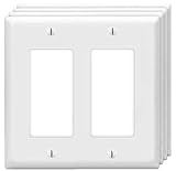 Decorator Wall Plates 2-Gang Switch Outlet