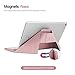 Fintie Carry Case Compatible with Apple Magic Keyboard with Touch ID (MK293LL/A) & Magic Keyboard (MLA22LL/A, MK2A3LL/A), Slim Stand Cover Working w/iPhone, iPad, iPad Pro/Air/Mini & iMac, Rose Gold