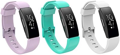 Feibands Compatible Fitbit Inspire HR & Inspire Bands, Silicone Replacement Wrist Band Bracelet Accessories for Fitbit Inspire & Inspire HR Fitness Tracker for Women Men
