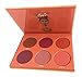 Juvia's Place Blush Palette Saharan Vol.2, 6 Pan, Peach and Soft Pinks Shimmers and Mattes