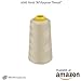 IZO.SEWING - 6000 Yards Beige Serger Cone Thread All Purpose Sewing Thread Polyester Spools Overlock