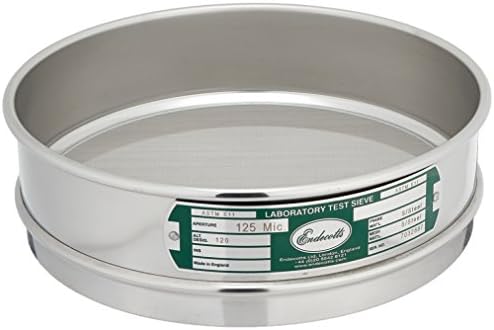 Verder 008SAW125. Sieves, ASTM E11:95 with Wire, Stainless Steel, 8" Diameter, 12.5 mm Aperture Size