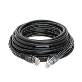 Cat6 50FT Networking RJ45 Ethernet Patch Cable Xbox \ PC \ Modem \ PS4 \ Router- (50 Feet) Black