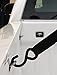 Bull Ring Inner Bed Retractable Truck Bed Tie Down Anchors, Built for 2007+ Chevy Silverado & GMC Sierra, 2015+Chevy Colorado&GMC Canyon. Mounts in Truck Bed Stake Pockets, Easy Installation (1 Pair)