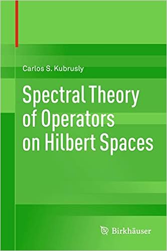 Spectral Theory Of Operators On Hilbert Spaces Kubrusly Carlos S 9780817683276 Amazon Com Books