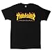 Thrasher Magazine Flame Black Men's Short Sleeve T-Shirt - Medium