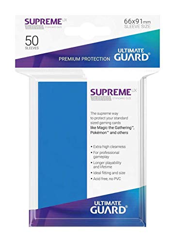 Ultimate Guard UGD010798 Supreme UX Card Sleeves, Standard, Royal Blue