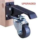 Upgraded Workbench Caster kit - 4 Extra Heavy Duty Retractable casters, 800 lbs. Weight Capacity, Urethane Wheels