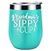 Coolife Grandma Gifts, Gifts for Grandma - Grandma's Sippy Cup - Mothers Day Gifts for Grandma, Grandma Birthday Gifts - Best Grandma, Great Grandma, Nana Gifts from Grandchildren Wine Tumbler