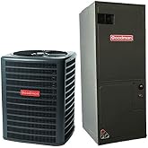 Goodman 3 TON 15 SEER2 Multi-Position R-32 Heat Pump System with air handler (GLZS4BA3610 heat pump and AMST36CU1300 air handler)