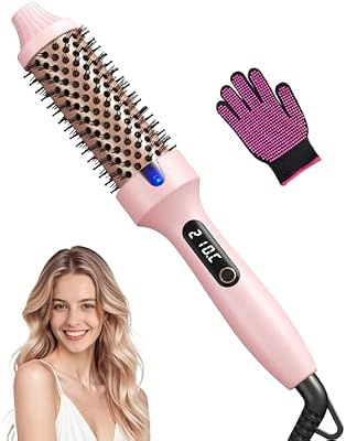 Brosse Thermique 38mm – Boucles, Volume & Lissage (rose)