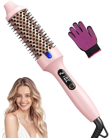 Brosse Thermique 38mm – Boucles, Volume & Lissage (rose)
