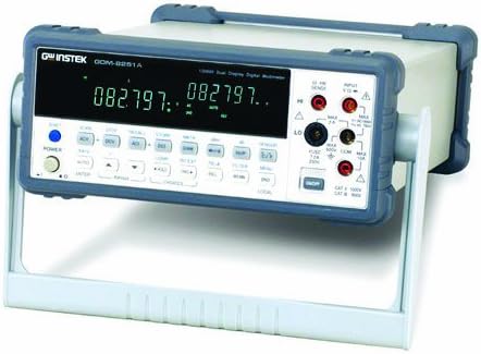 GW Instek GDM-8251A 120000 Counts VFD Dual Display Digital Bench Top Multimeter, 100mV/1V/10V/100V/750V AC Voltage Range