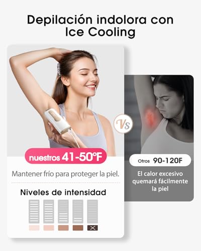 Haarlosy IPL Laser Epilator with Cooling for the Whole Body, GLY06 | Painless Pulsed Light Epilator, Innovative 3 in 1 Function, 9 Energy Levels, 999,900 Flashes, Home Use