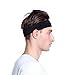 Beace Sweatband Sports Headband/Wristband for Men & Women - 3PCS / 6PCS Moisture Wicking Athletic Cotton Terry Cloth Sweatband for Tennis, Basketball, Running, Gym, Working Out