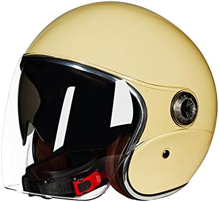 店 原付atvクルーザースクーターバイクチョッパー原付atdvdot用男性用および女性用バイザー付きオープンフェイスモーターサイクル3 4ハーフ ヘルメット承認済み