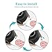 Compatible for Samsung Galaxy Watch 42mm Band/Galaxy Watch Active 40mm Bands,YiJYi 56mm Silicone Strap Sports Replacement Wristband for Women Men