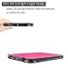 Infiland Transformer Mini T102HA Case, Slim Shell Stand Cover Case for 10.1 Inch Transformer Mini T102HA-D4-GR 2 in 1 Laptop (with Auto Wake/Sleep Function)- Magenta