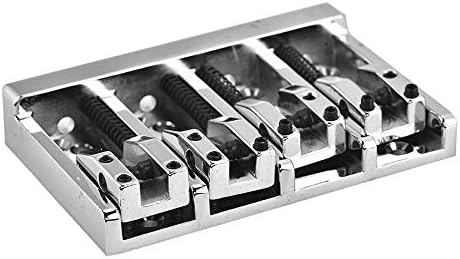 Liseng 84mm Metal Electric Bass Bridge Fixed For 4 String Bass Guitar Parts Accessories