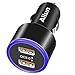 Ailun Fast Car Charger Dual Qualcomm Quick Charge 3.0 Ports Adapter for iPhone 14/14 Pro/14 Plus/14 Pro Max/13/13Pro/13Mini/13Pro Max/12/12Pro/12Pro Max/11/X Xs XR Xs Max Galaxy s20, s20+ S20Ultra
