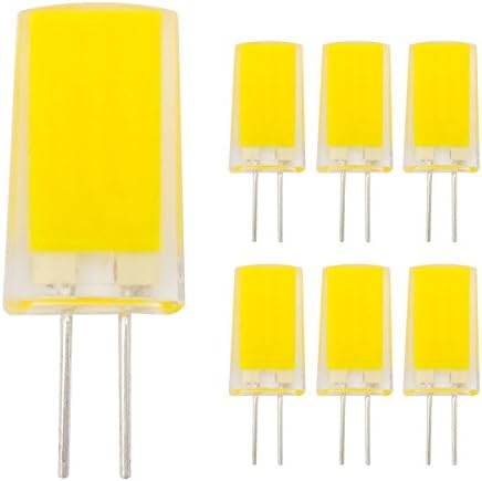 G4 LED Light Bulb 3W (20W Halogen Bulbs),Non-dimmable Capsule COB Lamp,220V-240V,6 Pack (Cool White 6000k) [Energy Class A+]