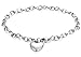 Jstyle Jewelry Women's Stainless Steel Chain Bracelet with Heart Charm,7.48