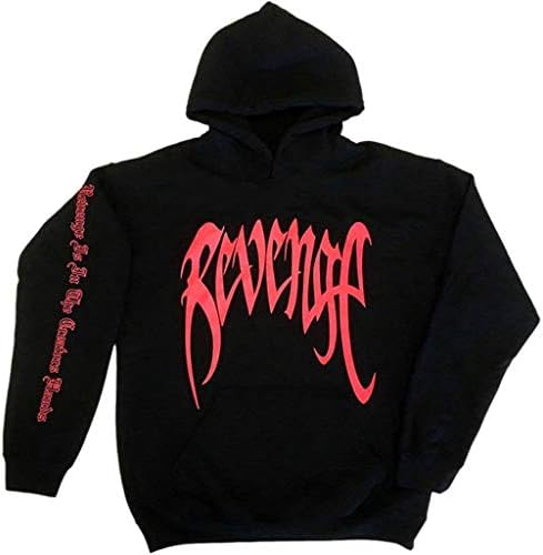 Lukitty Unisex Revenge Hoodie Xxxtentacion Graphic Print Sweatshirt Jacket