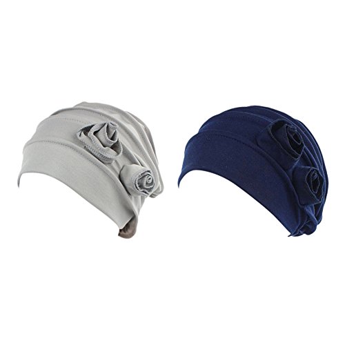 Ishine 2 pack chemo cancer head scarf hat cap ethnic cl…