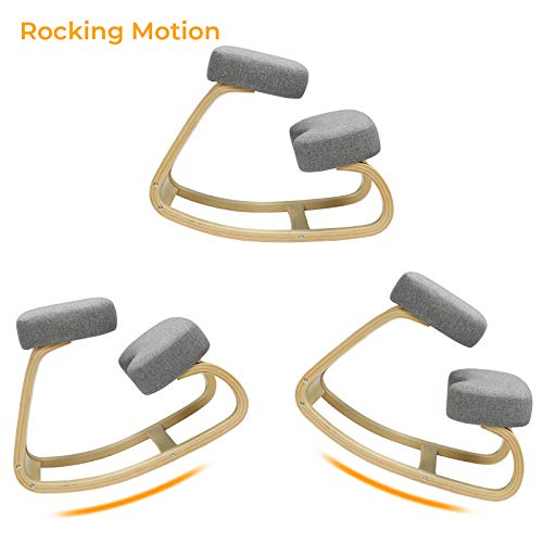 VIAGDO Ergonomic Kneeling Chairs for Home Office Rocking Desk Chair