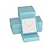 GlitterLounge Sideways Petite Cross Necklace .925 Solid Silver Gold Tone Women's Horizontal Cross Pendant Gift Box