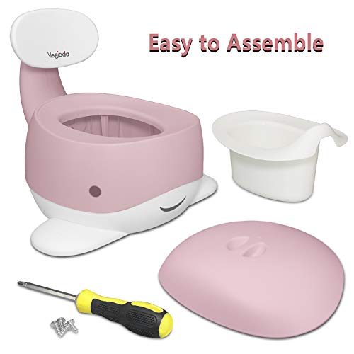image for Veejoda Potty Training Seat for Kids, Portable Toddler Toilet Chair wi