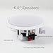 Pyle Pair 6.5″ Flush Mount in-Wall in-Ceiling 2-Way Home Speaker System Spring Loaded Quick Connections Dual Polypropylene Cone Polymer Tweeter Stereo Sound 200 Watts (PDIC1661RD)thumb 1