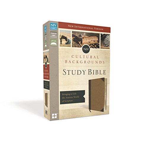 NIV, Cultural Backgrounds Study Bible, Imitation Leather, Tan, Red Letter Edition: Bringing to Life the Ancient World of Scripture