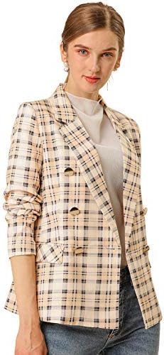 خرید Allegra K Women's Notched Lapel 