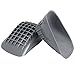 ViveSole Heel Cups - Heavy Duty Shoe Insert Guard Protectors for Men & Women - Gel Like Cushion Support Pads for Plantar Fasciitis, Bone Spur, Soreness & Foot Pain Relief Orthotic High Impact Insole
