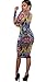 VIVOSKY Sexy Women Tribal Tattoo Printed Party Dress Club Dress