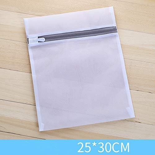 Mesh Laundry Bags for Washing Machine Travel Clothes Storage Net Zip Bag for Wash Bra Stocking and Underwear (2530cm)
