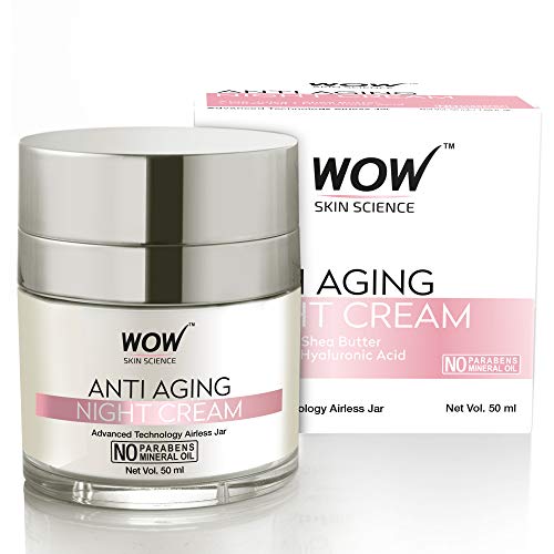 WOW Skin Science Anti Aging Night Cream - No Minerals And No Parabens - Infused With Matrixly 3000 Peptide, Hyaluronic Acid & Vitamin C - 50Ml 2 WOW Skin Science Anti Aging Night Cream - No Minerals And No Parabens - Infused With Matrixly 3000 Peptide, Hyaluronic Acid & Vitamin C - 50Ml - Image 2