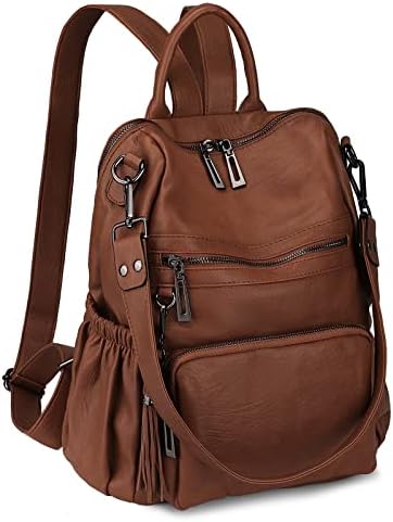 Amazon.com: UTO Women Backpack Purse Leather Vegan 