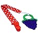 Pacifier | Dummy clips holder for baby pacifiers, soother, binky. Personalized design baby boy and girls with strong leash chain to hold soothie. Now with animal pacifier strap design & FREE E-BOOK