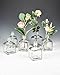 Serene Spaces Living Glass Bottle Bud Vases Set of 6, Vintage Square Bottle Style - Elegant Vases, 4.5