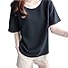 DaiLiWei Women's Korean Style Round Collar Fashion Solid Tops T-Shirt
