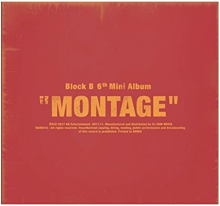 6th Mini Album - MONTAGE+Photobook+Lyric Book+Photo Card+Folded Poster +Polaroid Photo