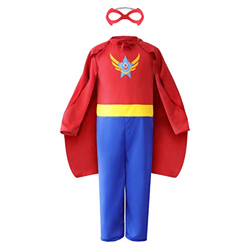 Jeowoqao Boys Dress up Trunk Costumes Set, Kids Dress up Clothes Set Boys Role Play Costume