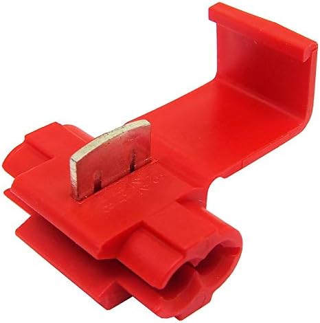 Scotch Lock Wire Connectors Quick Splice Terminals Crimp Electrical Red - Pack of 100