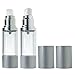 JUVITUS 1 fl oz Airless Pump and Spray Bottle Refillable Travel Set (2 pack- 1 of each Pump and Spray)