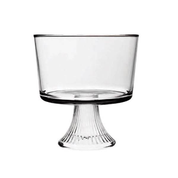 Anchor Hocking Monaco Glass Trifle Bowl, Set of 1, Clear