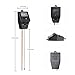 LeHatori Soil Tester, 3-in-1 Soil Test Moisture Light pH Meter Testing Tool Kit Indoor Outdoor Plants Vegetables Herbs Care Soil Sensor for Home, Garden, Farm and Lawn (Black)thumb 2