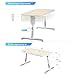 Laptop Stand Desk for Bed with Tablet Stand Slot,YOSHIKO Adjustable Laptop Table Bed Tray,Foldable Standing Desk for Writing in Sofa and Couch Wood, Lap Desks Bed Table for Eating,Foldable Bed Deskthumb 2