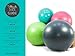 Pavandeep Exercise Ball Chair, BPA Free (Silver, M 65cm)